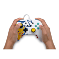 Pikkukuva 2 / 3: Langallinen ohjain - PowerA - Nintendo Switch - Pikachu Korkea Jännite - Valkoinen - Keltainen Gul