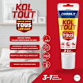 Miniatyrbillede 3 af 4: Montering- og tætningslim - CYANOLIT - Krystal - Tube 125 ml - Transparent - Praktisk og fleksibel