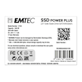 Miniatyrbild 3 av 5: EMTEC SSD Power Plus - Solid State-enhet - 240 GB - intern - 2,5" - SATA 6Gb-s