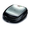 Miniatyrbillede 1 af 4: Grille-pain Tefal SW341D12 - Sort, Rustfrit stål - 700 W - Optøsningsfunktion sort