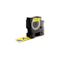 Miniatyrbillede 3 af 4: DYMO - LabelManager tapekassette D1 24mm x 7m - Sort/Gul - Kompatibel med LabelMANAGER - Etiketter