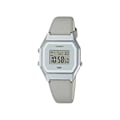Pikkukuva 2 / 4: Casio-kellot - Naiset - LA680WEL-8EF - Harmaa Nahkaranneke - Toiminnot Kalenteri, Chronografi ja Hälytys Grå