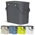 Miniatyrbillede 1 af 4: ROTHO Affaldsrecyclingsystem ALBULA 25 l limegrøn | affaldsbeholder 7610859202475