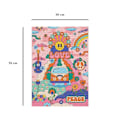 Miniatyrbillede 4 af 6: Puzzle med 1000 brikker i Hippie stil / Cha cha Pop, fra 14 år, kvalitets-puzzle, Kunstnerkollektion, 12001443, Nathan