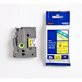 Miniatyrbillede 1 af 2: Ruban etikettemaskine laminat BROTHER P-TOUCH TZE-621 sort på gul 9mm