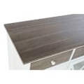 Pikkukuva 6 / 6: Mökin lasi- ja poppeli lipasto DKD Home Decor Vit grå