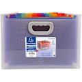 Miniatyrbillede 2 af 2: Udvidelig dokumentfolder - EXACOMPTA - Ref. 55198E - 24 rum - Hårde håndtag - PP-cover kristall-