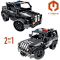 Miniatyrbillede 2 af 2: Byggelegetøj - COLORBABY - iM.Master 85453 - SWAT fjernstyret bil 2 i 1 - 355 dele - 2,4 GHz Svart
