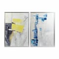Miniatyrbillede 1 af 3: urban abstrakt ramme 70 x 3 x 100 cm (2 enheder)