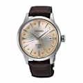 Miniatyrbillede 1 af 2: Ur - SEIKO - Présage Cocktail SSK041J1 - Automatisk - Brun Læder - GMT-hånd. Automatisk rörelse