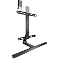 Miniatyrbillede 2 af 2: Tooq DB3265F-B bordstativ i aluminium til 32"-65" skærme Højdejusterbar med sort ben
