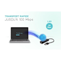 Miniatyrbillede 5 af 6: Ethernet-adapter - I-TEC - USB til RJ45 - 100/10 Mbps - USB 2.0 - Sort