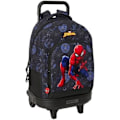 Pikkukuva 1 / 2: Pyörällinen reppu - SAFTA - Spiderman Attack - Kompakti - Irrotettava - Mukava