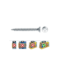 Miniatyrbillede 1 af 2: GENERISK - Friske træskruer. Pozi Din Vlox 4x25 Zink. + Lubr. Æske 1000 stk. Celo