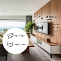 Miniatyrbillede 6 af 6: Support Maclean til TV eller monitor, max. VESA 100x100, 13-32", 30kg, sort, MC-416