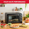 Miniatyrbillede 2 af 6: MOULINEX Optimo Elektrisk ovn, Placerbar, 33L, varmluft, 6 funktioner, Termostat 240 °C, Timer OX464810 Svart