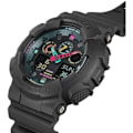 Miniatyrbillede 2 af 2: G-Shock Casio ur GA-100MF-1AER til mænd i sort Svart