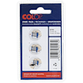 Miniatyrbild 2 av 2: Förfärgad refill - COLOP - E/55 - Paket med 2 - Färg Röd - Mått 1x6,5x5 cm Röd
