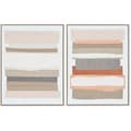 Maleri - HOME ESPRIT - Urban - Multicolor - 2 enheder - 62,3 x 4,5 x 82,3 cm mångfärgad