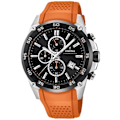 Miniatyrbillede 2 af 2: Ur - FESTINA - Orange Harpiks - Kvarts - Analog - Vandtæt 10 ATM Orange
