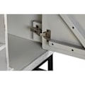 Pikkukuva 3 / 4: Intialaistyylinen TV-kaappi - Metallia ja mangoa - Valkoinen - 130 cm