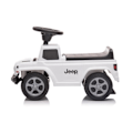 Miniatyrbillede 3 af 4: DEVESSPORT Porteur Jeep Gladiator Hvid, Officiel Licens, Lyd og Horn på Rattet, Opbevaringsrum under Sædet, 12 Måneder til 6 År Blandt Køn. vit svart