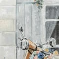 Miniatyrbillede 3 af 3: lærred 90 x 3,7 x 90 cm 90 x 3,5 x 90 cm traditionel gade (2 enheder)