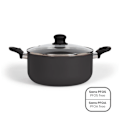Miniatyrbillede 1 af 4: Faitout 24 cm - Livoo - MEP150N - Sort svart