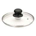 Miniatyrbillede 1 af 3: GLAS LÅG 0 26 RUSTFRI STÅLKANT - BAKELITKNAP - ANTIDAMPHUL - TÅR OPVASKEMASKIN.
