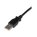 Pikkukuva 3 / 4: USB 2.0 Type A - USB Type B Vasen kulmassa oleva uros/uroskaapeli - STARTECH.COM - 1 m - Musta