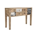 Miniatyrbillede 1 af 4: Mango træ konsol - Colonial - 121 x 40 x 86 cm - Hvid