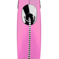 Miniatyrbillede 2 af 3: Udtrækkelig snor - FLEXI - New Classic - 3 m - Pink - Til katte op til 8 kg rosa
