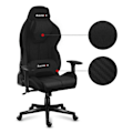 Miniatyrbillede 3 af 4: Gaming Stol - HUZARO - FORCE 7.9 Sort - Ergonomisk - Justerbare Armlæn - Drejelig svart
