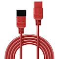 Pikkukuva 2 / 3: Virtalähteen jatkokaapeli - LINDY - IEC 60320 C19 IEC 60320 C20 - 250V - 16A - Punainen