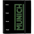 Miniatyrbillede 1 af 2: Binder - SAFTA - MUNICH CAVIAR - 4 ringe - 100 A4 ark - Sort