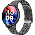 Miniatyrbillede 3 af 6: SPC SMARTEE DUO CLASSIC - Sort smartwatch med udskiftelig rem, AMOLED 1,43", Bluetooth-opkald, 8J batteri, IP68