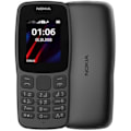 Miniatyrbillede 1 af 2: Nokia 106 - Dual Sim - Sort