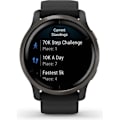 Miniatyrbillede 1 af 4: Garmin Venu 2 Grey smartwatch med sort rem