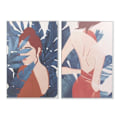 Pikkukuva 1 / 3: Kehys DKD Home Decor Woman Canvas (2 kpl) (83 x 4,5 x 123 cm)