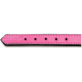 Miniatyrbillede 2 af 2: Krave - GLORIA - Pelskravepolstring - Pink læder - Justerbar - Størrelse Medium Rosa