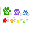 Miniatyrbillede 3 af 3: Bottes til Hund - PAWZ - Tiny - Grøn Citrons - Vandtæt - Biologisk Nedbrydelig Limegrön