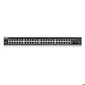 Miniatyrbild 3 av 3: Switch - Zyxel - 48p Gbe 24PoE - L2 Smart - 48 portar RJ-45 - Rack