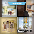 Miniatyrbillede 3 af 3: Dobbeltklæbende tape - SCOTCH - Transparent - 19mm x 1,5m - Multifunktionel - Temperaturresistent Transparent