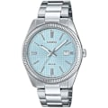 Miniatyrbillede 1 af 2: Ur - CASIO - MTP-1302PE-2AVEF - Rustfrit Stål - Blå Skive - Vandtæt 5 Atm Silver, Blå