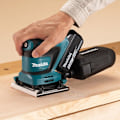 Pikkukuva 4 / 6: Makita DBO480Z Langaton tärisevä hiomakone ilman akkua 18 V 102 x 112 mm