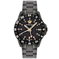 Miniatyrbillede 1 af 6: Ur - Versace - VE2W00622 - Rustfrit stål Sort - 45 mm - Vandtæt op til 5 bar Svart