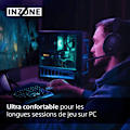 Miniatyrbillede 4 af 6: Sony INZONE Wireless H5 Gaming Headset - 360 Spatial Sound til PC/PS5 - Sort-PC-tilbehør Svart