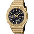 Miniatyrbillede 1 af 2: Ur - CASIO - GM-2100YMG-9AER - Sort Silikone - Kvarts - Analog Digital Visning Svart guld