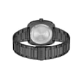 Miniatyrbillede 3 af 4: HUGO firkantet ur til mænd - Sort - Quartz - Metalarmbånd Svart