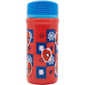 Pikkukuva 2 / 3: Tataway Hedelmäjuomat Punainen ja Sininen Marvel Muovipullo Lapsille Spiderman 390 Ml Vuotamaton Korkki